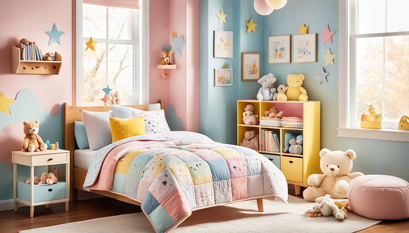 colores para bienestar de los niños en su habitación