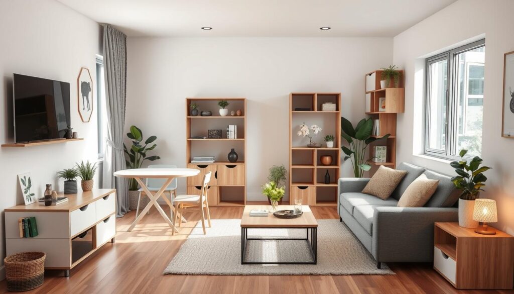 muebles compactos y multifuncionales